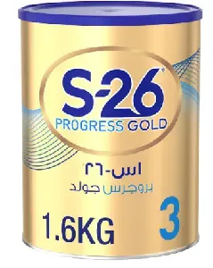 Wyeth S-26 Progress Gold Stage 3, 1-3 Years Premium Milk Powder Tin For Toddlers, 1.6 Kg - B07NYZ16HL (JBIF44668)