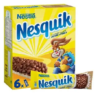 Nesquik Nestle Chocolate Breakfast Cereal 25g (6 Bars) - B07P8B3GTD (JBI9E713F)