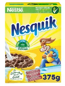 Nesquik Nestle Chocolate Breakfast Cereal Pack - 375 Gm - B07Y8G7C9P (JBI265237)