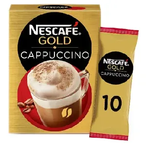 Nescafe Gold Cappuccino Coffee Mix Sachet 17g (10 Sachets) - B084CN66GT (JBI4D391A)