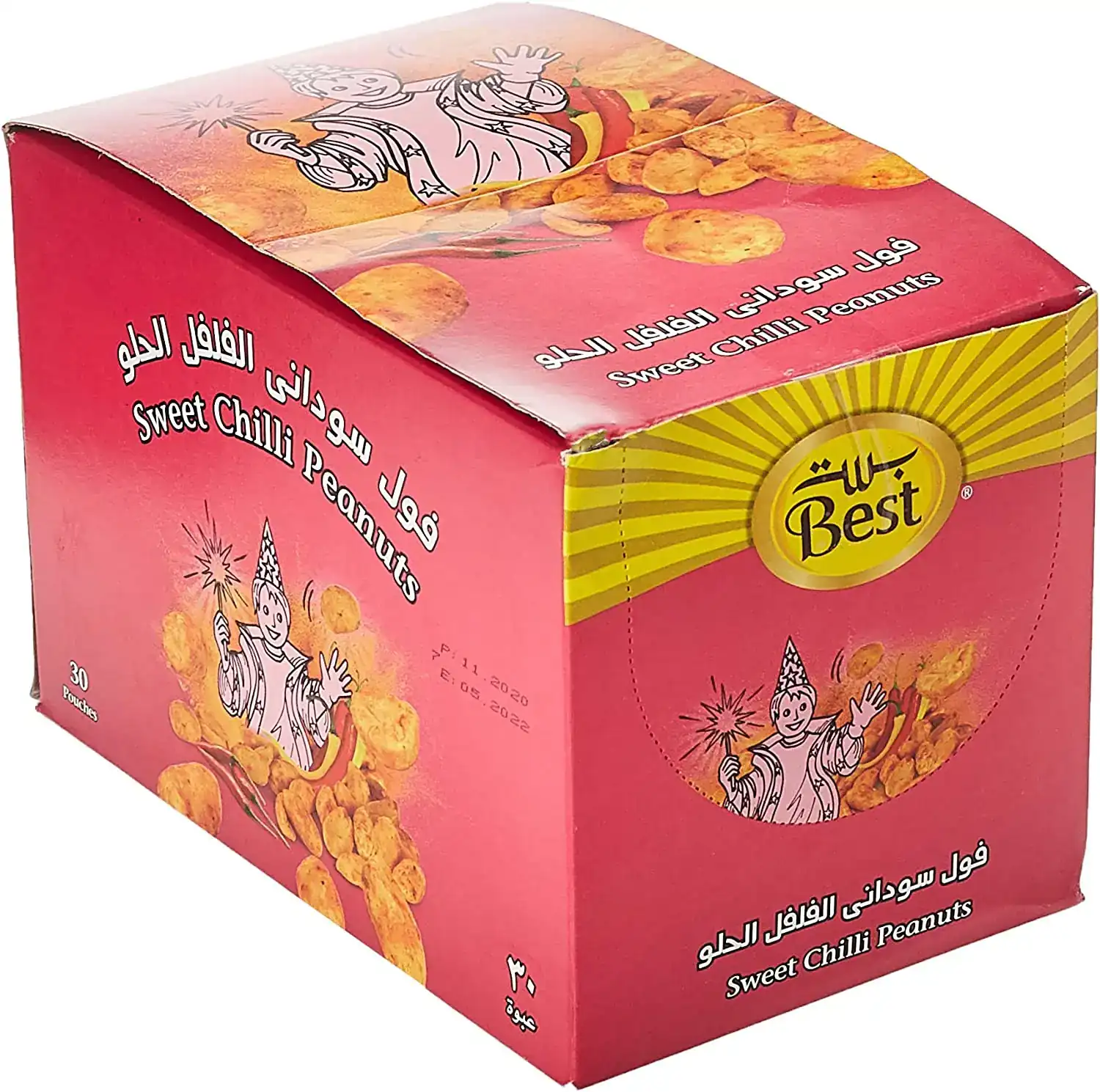 Best Peanuts Sweet Chilli 13gm Box 30pcs - 0 (JBI452969)