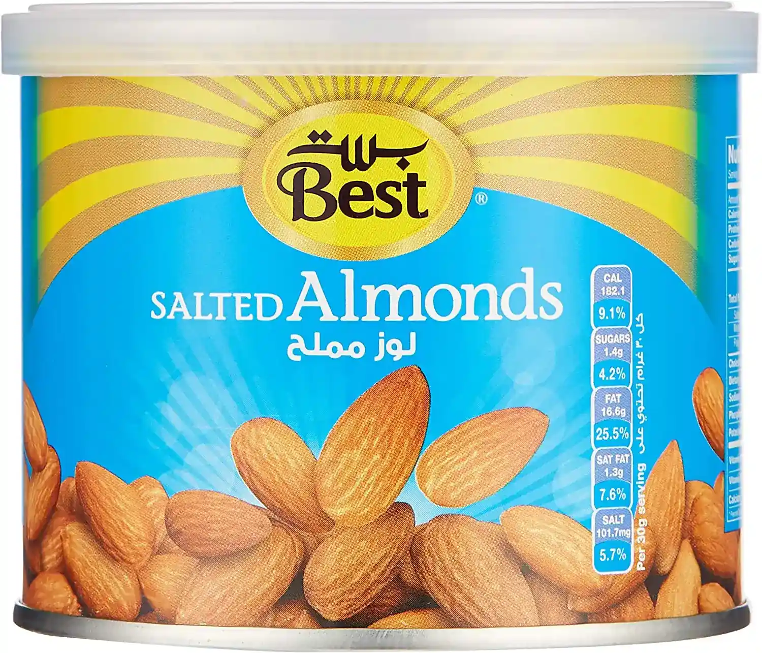 Best Salted Almonds Can 110gm - 0 (JBI4B5EC5)