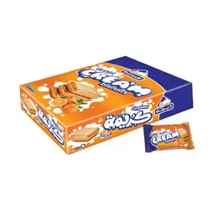 Deemah Orange Cream  Biscuits 30gm Box 16pcs - 0 (JBI70FDBC)