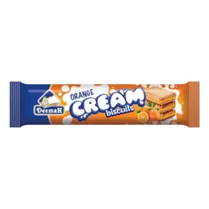 Deemah Orange Cream  Biscuits 90gm - 0 (JBIB30AD2)