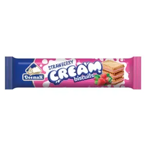 Deemah Strawberry Cream  Biscuits 90gm - 0 (JBIAC240B)