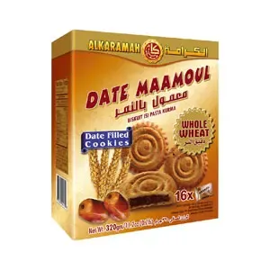 Al Karamah Date Maamoul Whole Wheat 30gm Box 16pcs - 0 (JBI6110DD)