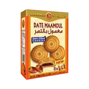 Al Karamah Date Maamoul 31gm Box 8pcs - 0 (JBIA1514D)