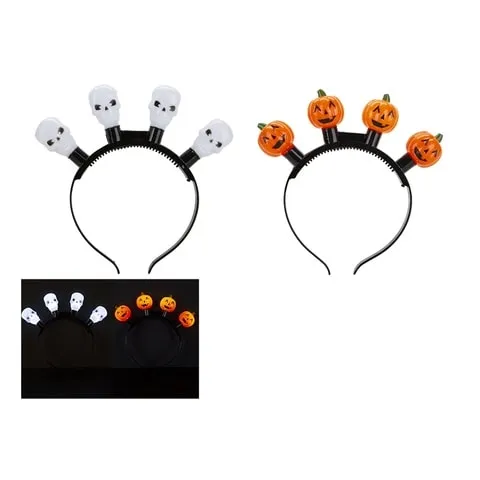 Halloween Flashing Headband Multicolour Pack of 2
