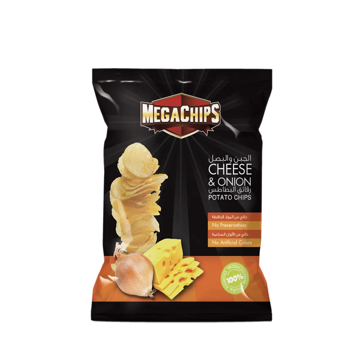 Mega Chips Cheese & Onion 48 x 40 gms