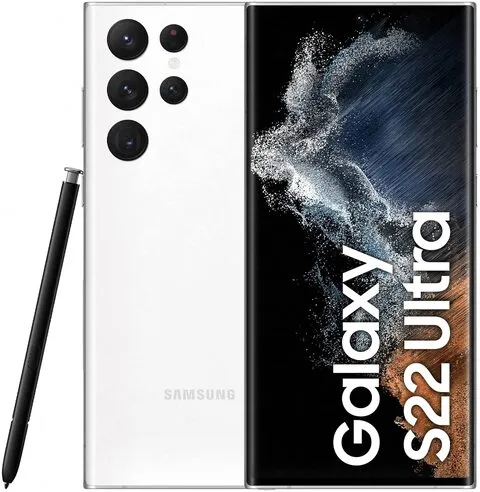Samsung Galaxy S22 Ultra 5G, Dual SIM, 12GB RAM, 256GB, Phantom White - International Version