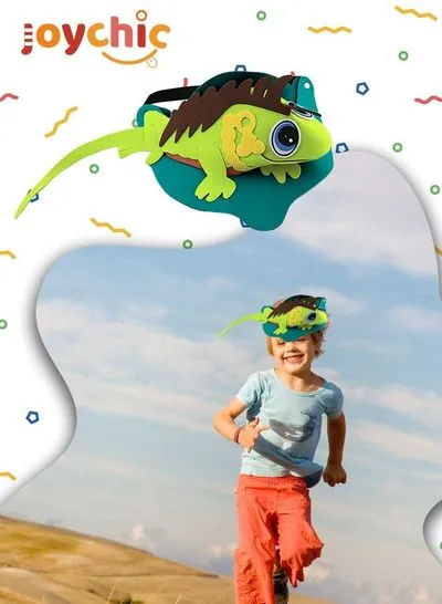 Cartoon Animal Three-dimensional Headdress Frog EVA Sun Hat with Elastic Strap Green