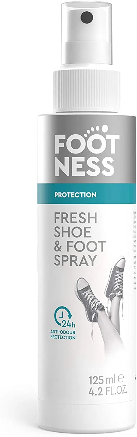 Footness Fresh Shoe and Foot Deodorant Spray_Anti Odour Protection_ 125ml