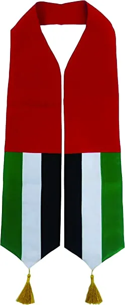 UAE National Day Flag Scarf - 157x15cm