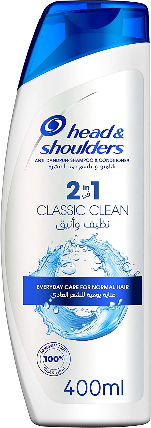 Head & Shoulders Classic Clean 2In1 Anti-Dandruff Shampoo With Conditioner 400 ml