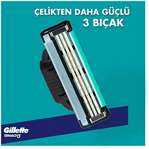 Gillette Mach3 Razor Blade Refills 8 Count