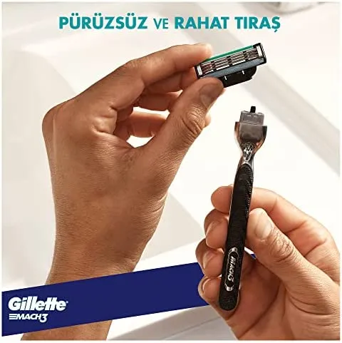 Gillette Mach3 Razor Blade Refills 8 Count