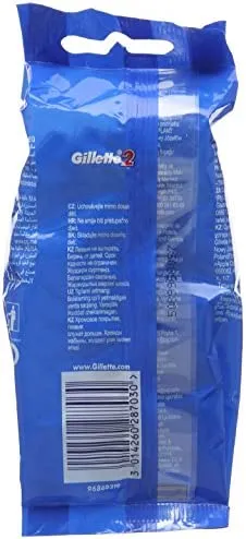 Gillette Blue Ii Plus Disposable Razors 5 Count