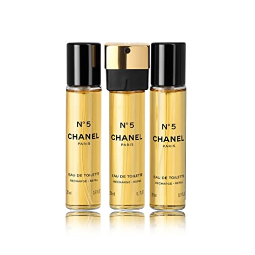 CHANEL NO.5 (W) EDT 3x20 ml REFILL TRAVEL SPRAY FR