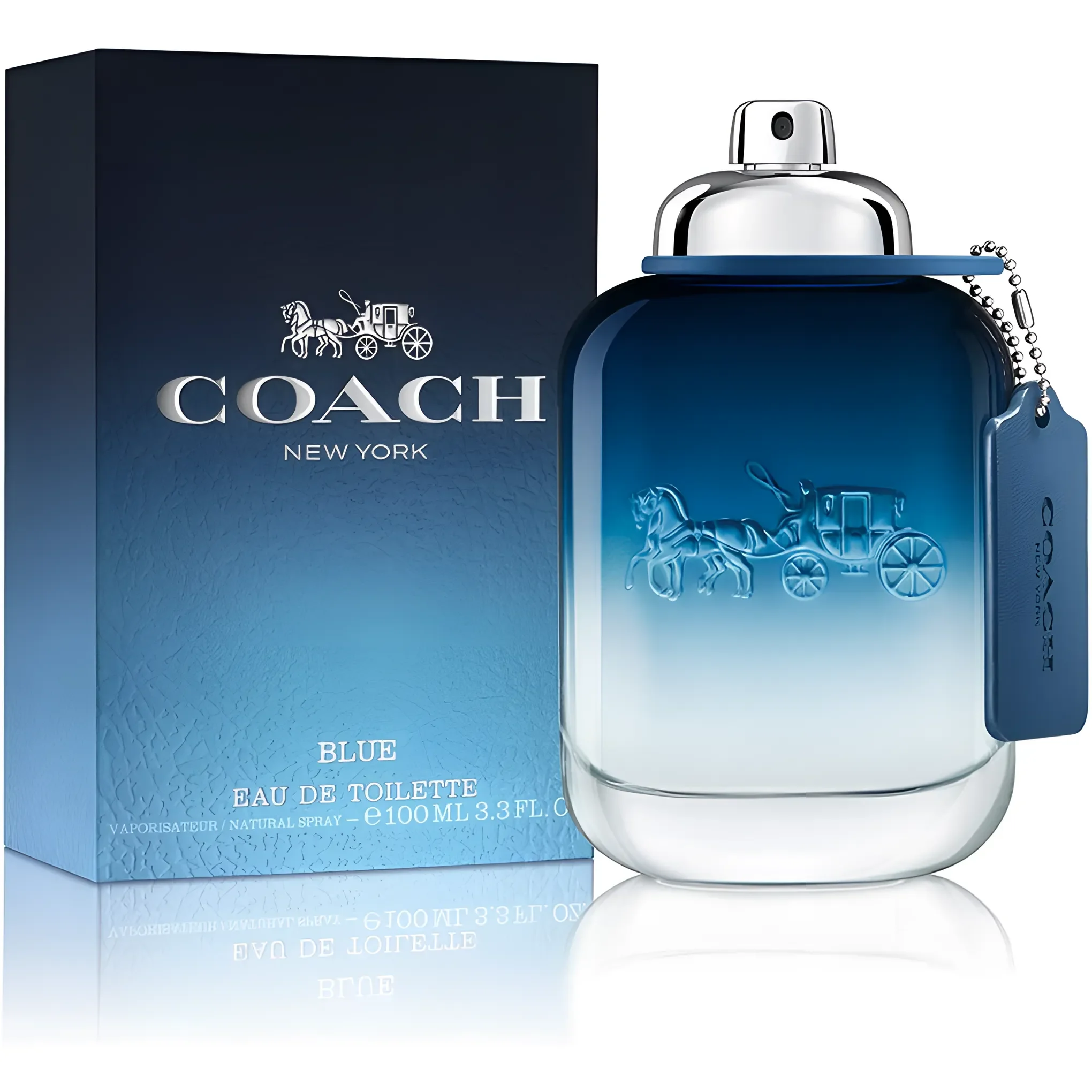 Coach New York Blue Eau De Toilette For Men 100 Ml