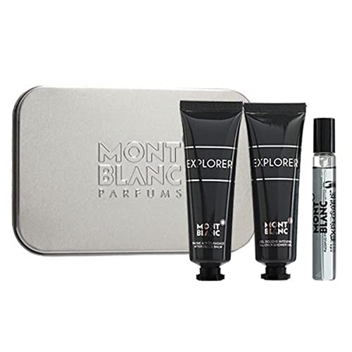 Mont Blanc Explore Discovery Kit  7.5ml Edt+ Asb 30 ml+ Sg 30 ml