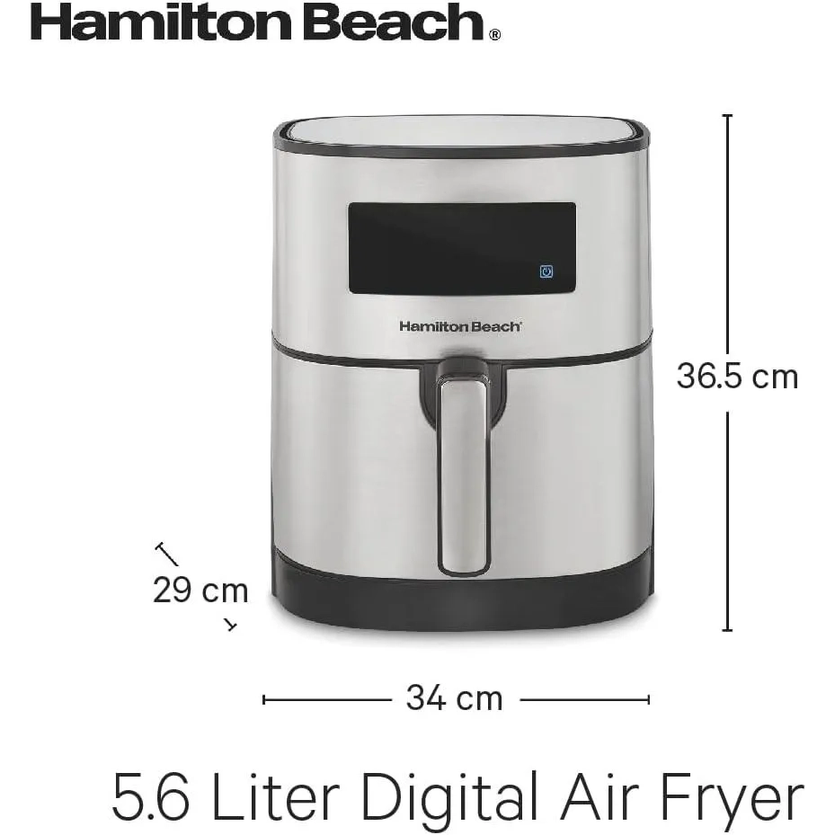 Hamilton Beach Digital Air Fryer 5.6 Liter