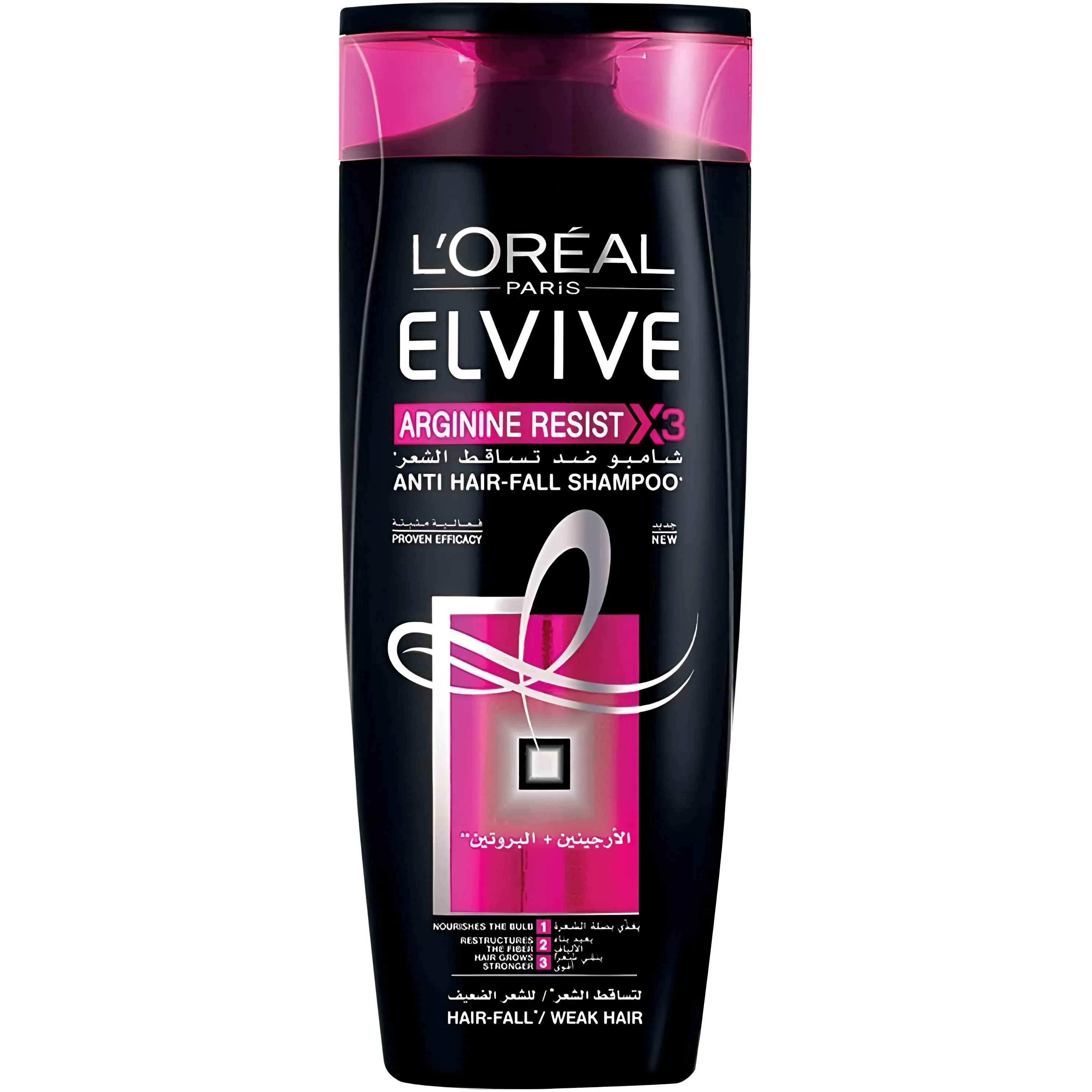 L'Oreal Paris Elvive Arginine Resist X3 Anti Hair-fall Shampoo 400 Ml