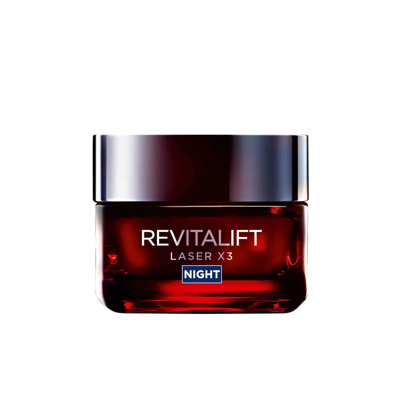 L'Oreal Paris Revitalift Laser X3 Anti-aging Cream-mask Night With Hyaluronic Acid And Concentrated Pro-xylane 50 Ml