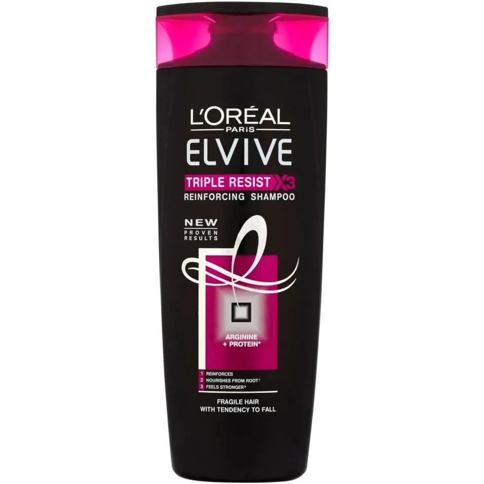 L'Oreal Paris Elvive Triple Resist Shampoo 400ml