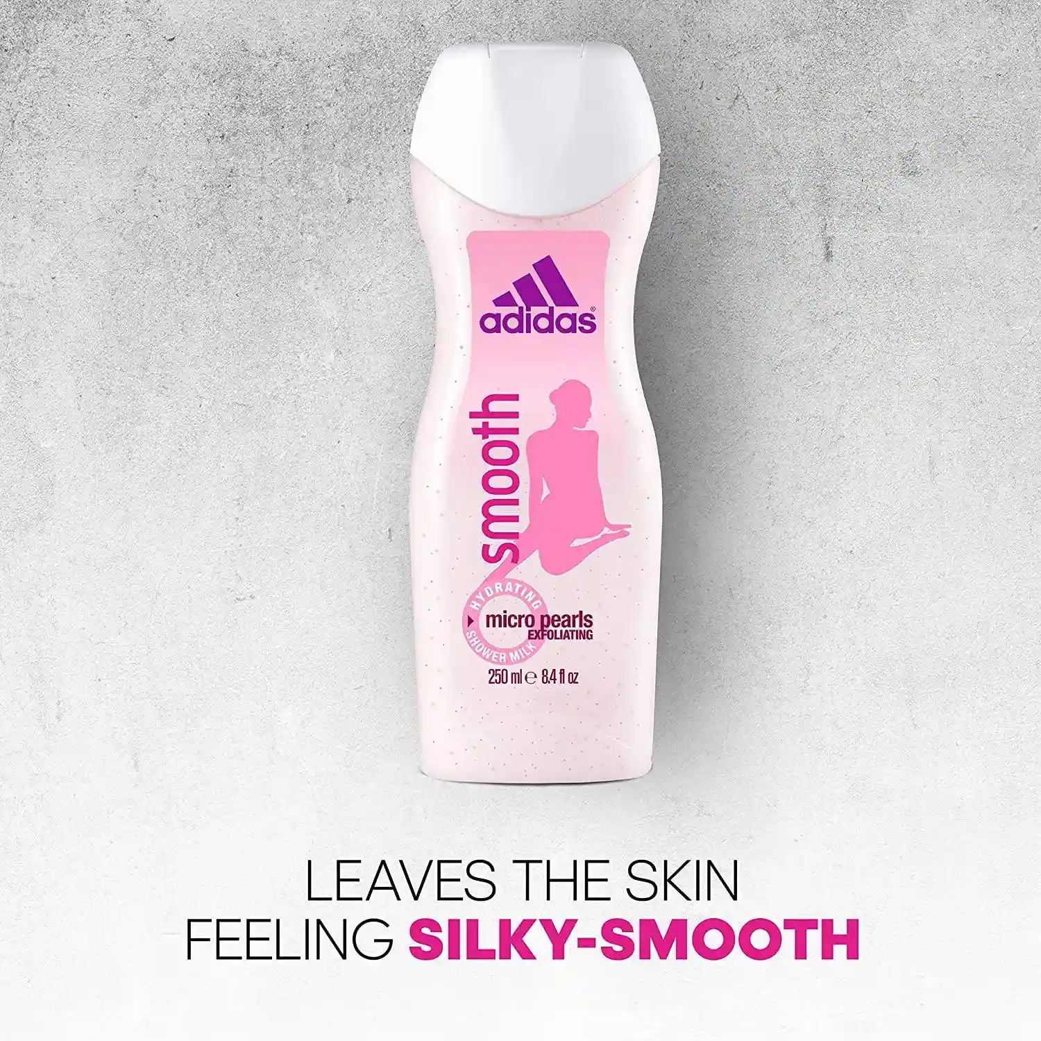 Adidas Smooth Micro Pearls Exfoliating Hydrating Shower Milk 250 Ml