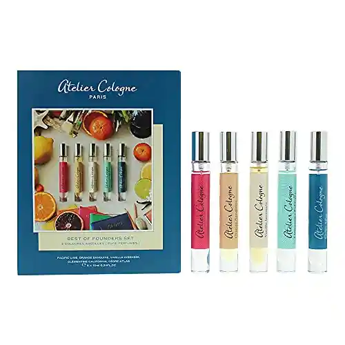 ATELIER COLOGNE (PACFC/L+ORNGE/S+VANLLE/I+CLMNTNE/C+CDRE/A) (U) MINI SET SPRAY COLOGNE ABS 5x10ml FR