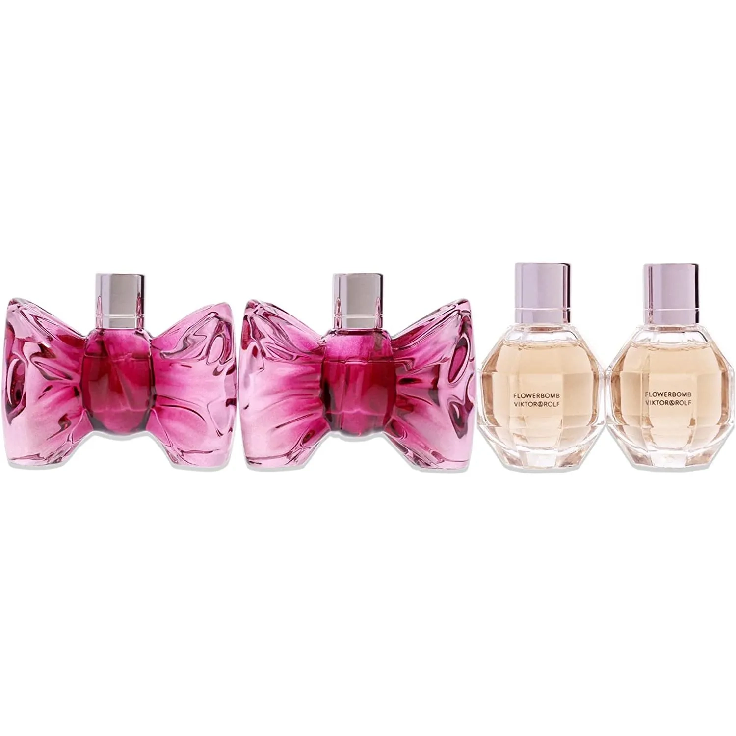 Viktor & Rolf 4 Piece Mini Set 2 x 7 Ml Flowerbomb + 2 x 7 Ml Bonbon