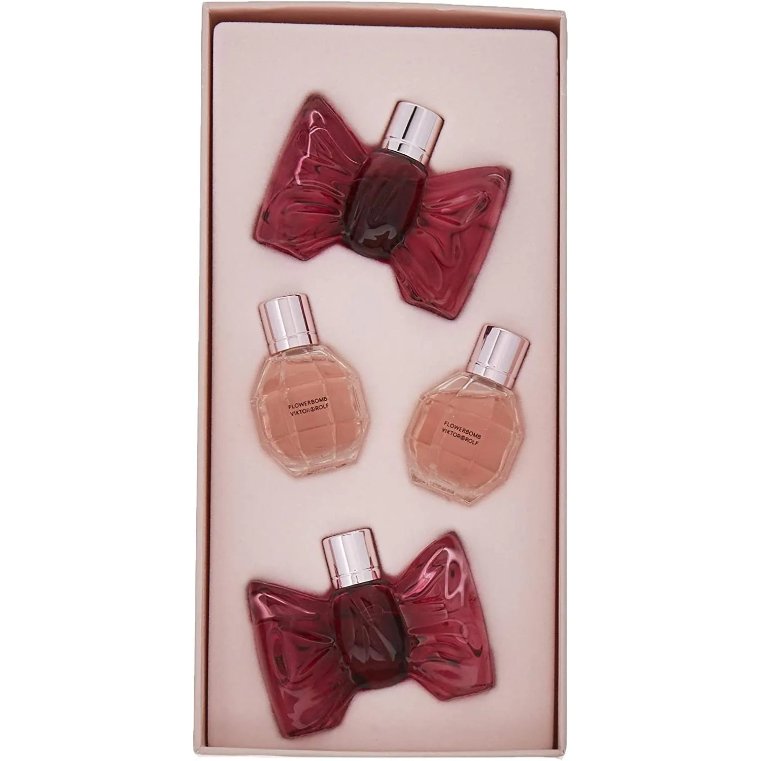 Viktor & Rolf 4 Piece Mini Set 2 x 7 Ml Flowerbomb + 2 x 7 Ml Bonbon