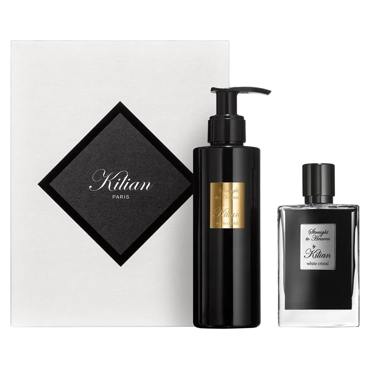 KILIAN STRAIGHT TO HEAVEN WHITE CRISTAL EDP 50ML+200MLBL SET