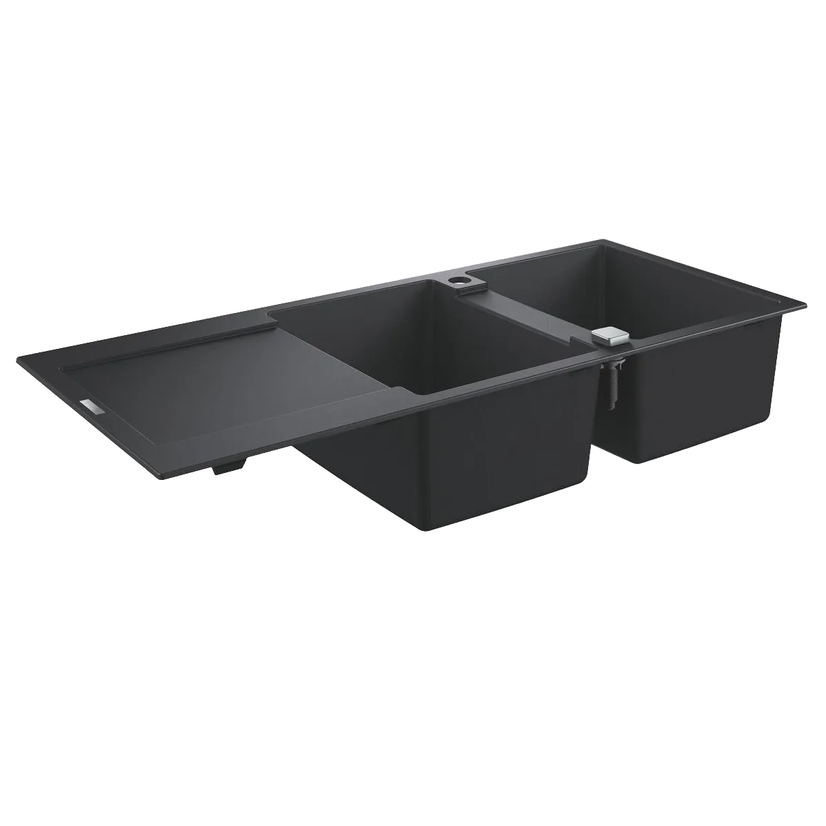 Grohe K500 Composite Sink With Drainer Granite Black 31647AP0