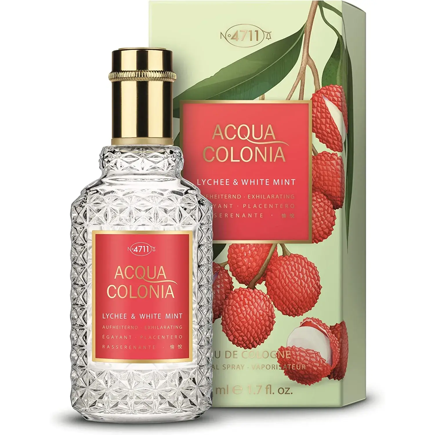 Maurer & Wirtz 4711 Acqua Colonia Lychee & White Mint Edc 50Ml