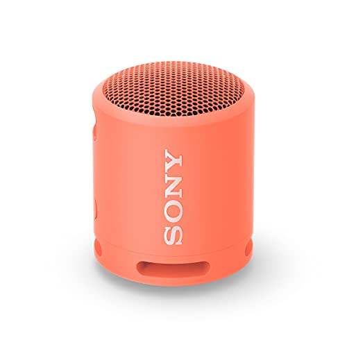 Sony Srs-Xb13 Extra Bass Portable Compact Wireless Speaker, 16 Hours Battery Life, Waterproof And Dustproof With Ip67 Rating, Coral Pink