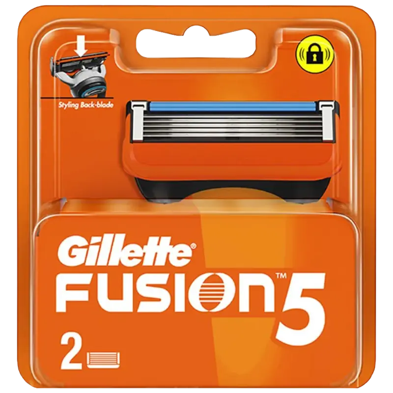 Gillette Fusion Manual Shaving Razor Blades 2 Count