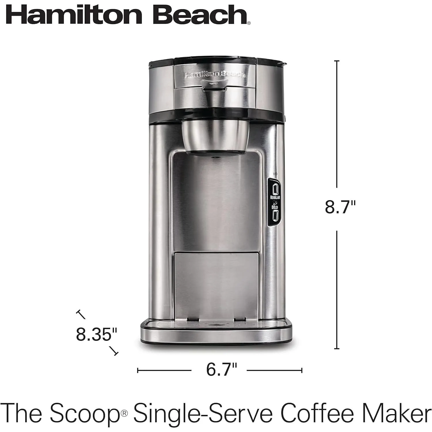 Hamilton Beach The Scoop Single Serve Coffee Maker