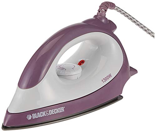 Black+Decker F1500 Dry Iron, Purple