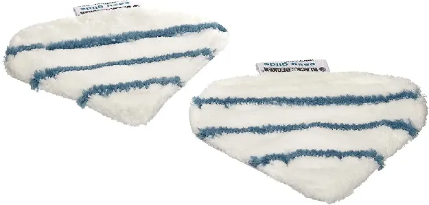 Black+Decker 2-Piece Deluxe Mop Pad FSMP30-XJ White/Blue