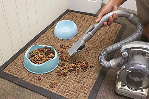 Black+Decker Cordless DUStbUSter Flexi Hand Vacuum Cleaner With Floor Extension Kit, 18V Li-Ion, 25 W, Dark Titanium/Chrome Pd1820Lf-Gb