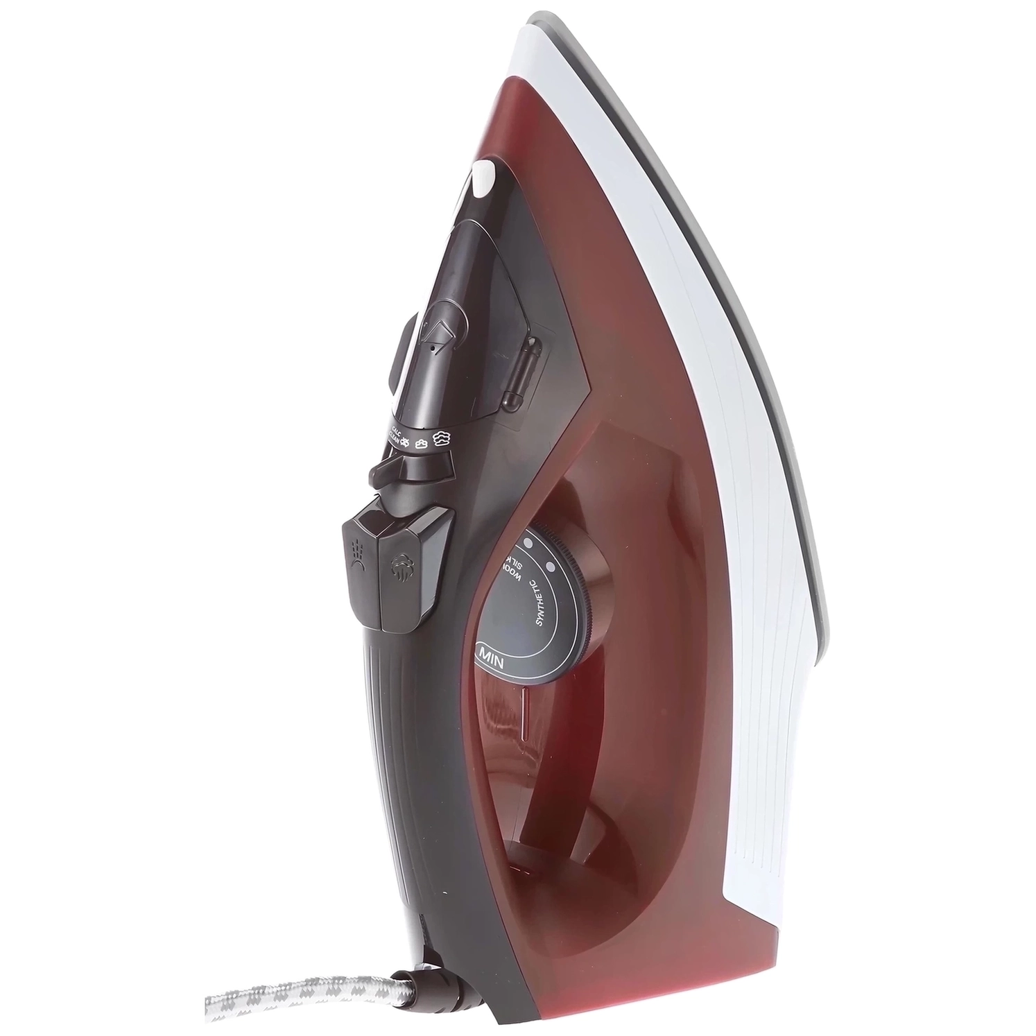 Black+Decker Steam Iron With Anti Drip Function 1600W X1550-B5 Red/Black/White