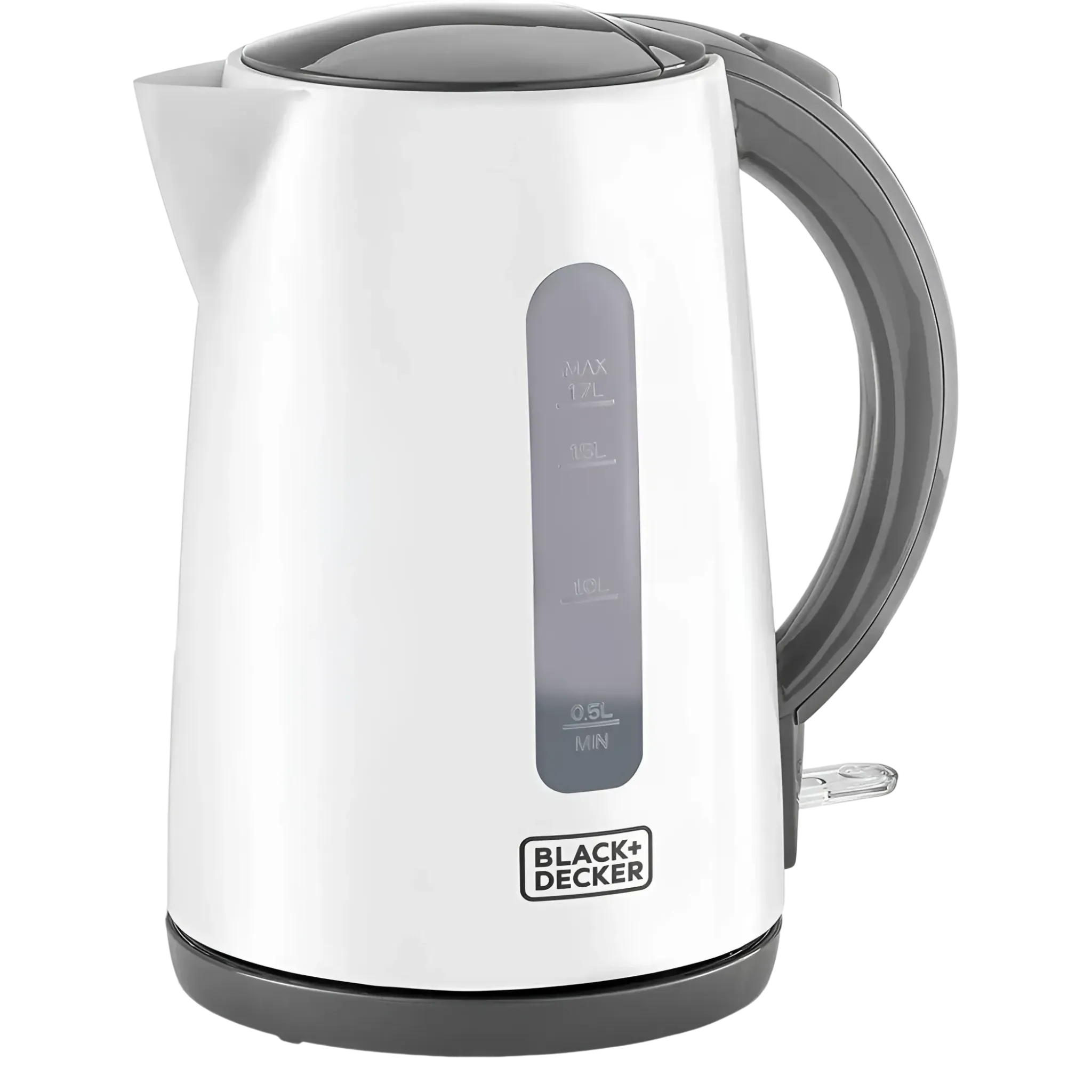 Black+Decker Electric Kettle 1.7 Liters 2200W JC70-B5 White/Grey