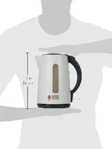 Black+Decker Electric Kettle 1.7 Liters 2200W JC70-B5 White/Grey