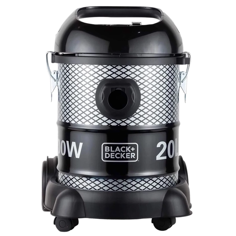 Black+Decker Drum Vacuum Cleaner 20L 2000W BV2000-B5 Black