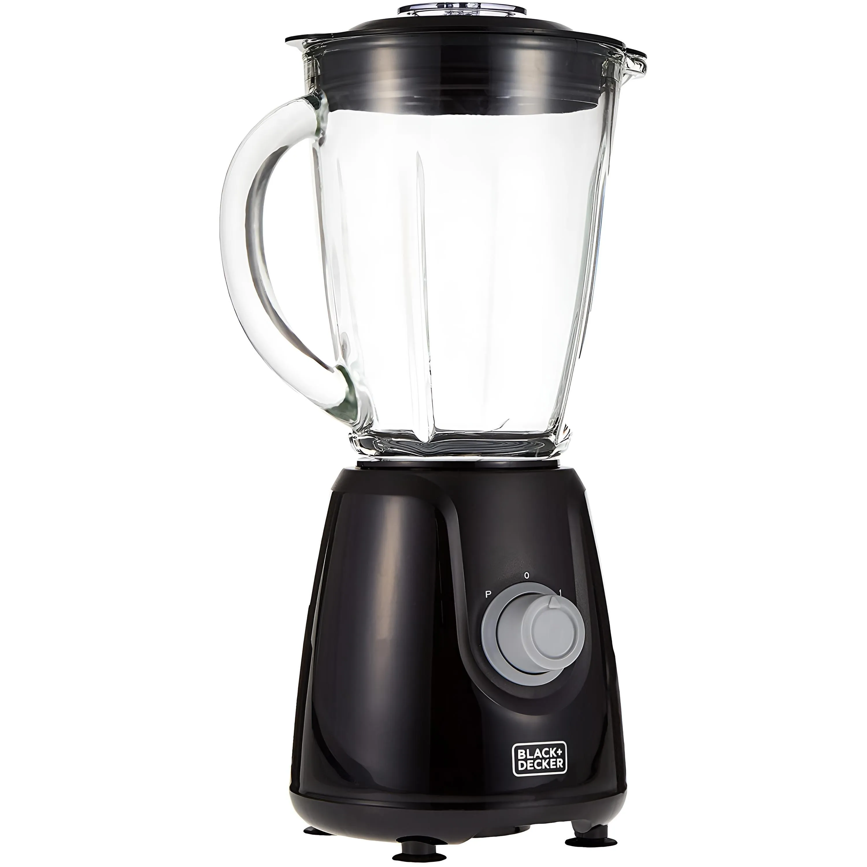 Black+Decker Electric Glass Blender With 2 Grinding Mil 400W BX440G-B5 Black