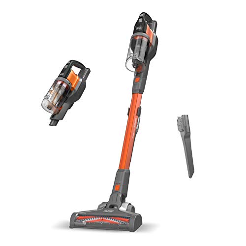 BLACK+DECKER 18V 650ml Cordless Stick Vacuum Cleaner, 40AW Suction Power with 80% Carpet Pickup -Bare Unit No Battery POWERSERIES Extreme, For Quick and Easy Cleaning BHFEV182B-XJ