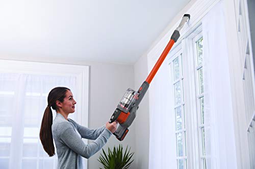 BLACK+DECKER 18V 650ml Cordless Stick Vacuum Cleaner, 40AW Suction Power with 80% Carpet Pickup -Bare Unit No Battery POWERSERIES Extreme, For Quick and Easy Cleaning BHFEV182B-XJ