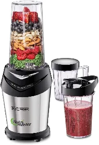 Black+Decker Blender And Smoothie Maker With 3 Jars 600W NE600-B5 Silver/Black