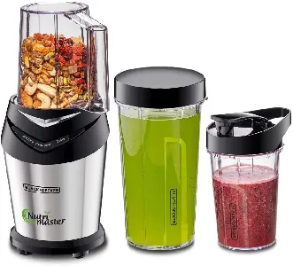 Black+Decker Blender And Smoothie Maker With 3 Jars 600W NE600-B5 Silver/Black